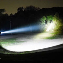 Load image into Gallery viewer, 1600 Lumens Tactical Flashlight USB Rechargeable Torch Waterproof Hunting Light with Clip Hunting Shooting Gun Accessories