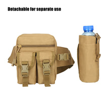 Load image into Gallery viewer, Tactical Men Waist Pack Hiking Water Bottle Mobile Pouch Outdoor Molle Camouflage Army Military Hunting Climbing Nylon Belt Bag