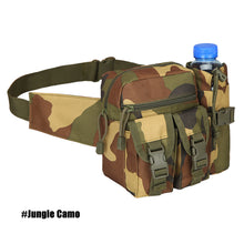 Load image into Gallery viewer, Tactical Men Waist Pack Hiking Water Bottle Mobile Pouch Outdoor Molle Camouflage Army Military Hunting Climbing Nylon Belt Bag