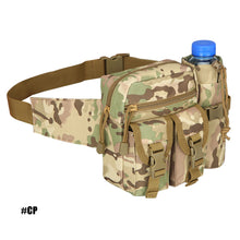 Load image into Gallery viewer, Tactical Men Waist Pack Hiking Water Bottle Mobile Pouch Outdoor Molle Camouflage Army Military Hunting Climbing Nylon Belt Bag