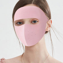 Load image into Gallery viewer, Summer Ice Silk Sunscreen Mask Full Face Sun Protection Mask Forehead Thin Section Breathable Mask Anti Ultraviolet Full Face Mask