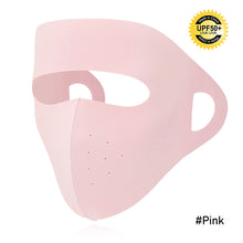 Load image into Gallery viewer, Summer Ice Silk Sunscreen Mask Full Face Sun Protection Mask Forehead Thin Section Breathable Mask Anti Ultraviolet Full Face Mask
