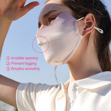 Load image into Gallery viewer, Reusable Summer UV Protection Cycling Mask Female Full Face Anti Ultraviolet Masks Three-dimensional Small Face Ice Silk Mask