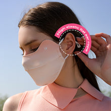 Load image into Gallery viewer, Reusable Summer UV Protection Cycling Mask Female Full Face Anti Ultraviolet Masks Three-dimensional Small Face Ice Silk Mask