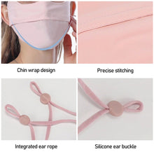 Load image into Gallery viewer, Summer UV Sun Protection Cycling Ice Silk Face Mask Adjustable Breathable Bandana Men Women Hunting Running Sports Mask Scarf