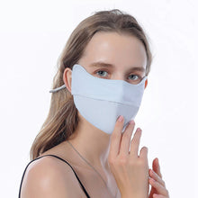 Load image into Gallery viewer, Summer UV Sun Protection Cycling Ice Silk Face Mask Adjustable Breathable Bandana Men Women Hunting Running Sports Mask Scarf