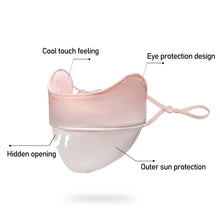 Load image into Gallery viewer, Cycling Ice Silk Face Mask UV Sun Protection Adjustable Breathable Bandana Hunting Running Sports Mask Scarf Men Women