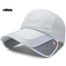 Load image into Gallery viewer, Retractable Visor Hat Woman Beach Hat Headwear Summer Men Mesh Breathable Fishing Hiking Outdoor UV Protection Cap Baseball Cap