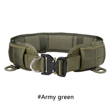 Load image into Gallery viewer, Men Adjustable Military Tactical Belt Metal Buckle Convenient Molle Belt Padded Army Combat Hunting Battle Paintball Waist Belt