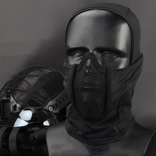 Load image into Gallery viewer, Tactical Balaclava Headgear Mask Airsoft Paintball Full Face Mask Breathable Outdoor Mesh Hunting Wargame CS Protection Mask