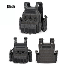 Load image into Gallery viewer, 1000D Tactical Vest Nylon Plate Carrier Tactical Airsoft Carrier Vest Outdoor Hunting Protective Adjustable Modular Vest for Airsoft Combat Accessories