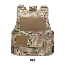Load image into Gallery viewer, Hunting Tactical Vest Military Body Plate Carrier Tactical Airsoft Carrier Vest Airsoft Paintball CS Outdoor Lightweight Vest
