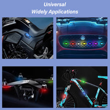 Load image into Gallery viewer, Motorcycle Strobe Lights RC Drone LED Flash Position Wireless Light for RC Fix Wing Aircraft Airplane Helicopter Warning Lights