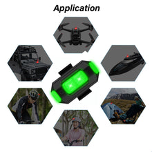 Load image into Gallery viewer, Motorcycle Strobe Lights RC Drone LED Flash Position Wireless Light for RC Fix Wing Aircraft Airplane Helicopter Warning Lights