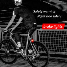 Load image into Gallery viewer, Waterproof Bicycle Brake Light Bike Rear Light Red Brake Light Cycling Taillight Safe Indicator Light Bicycle Lamp Accessories