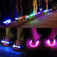 Load image into Gallery viewer, Shoe Clip Light Night Running Lights Warning Light Shoes Clip Safety Light Lamp Outdoor Sport LED Luminous Clip Bike Accessories