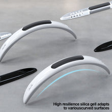 Load image into Gallery viewer, 2Pcs Car Door Protector Airbag Anti-collision Strip Anti-static Silicone Rearview Mirror Exterior Decorative Sticker
