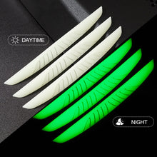 Load image into Gallery viewer, 6Pcs Universal Luminous Car Door Edge Scrape Protective Strips Guard Bumper Guards Protector Rearview Mirror Protection Sticker