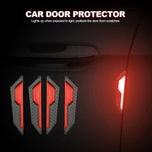 Load image into Gallery viewer, 4Pcs Car SUV Body Door Reflective Safety Warning Anti-Collision Sticker Protector