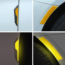 Load image into Gallery viewer, 4Pcs Car SUV Body Door Reflective Safety Warning Anti-Collision Sticker Protector