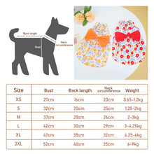Load image into Gallery viewer, Summer Dog Bowknot Dress Pet Skirts Pet Clothes Comfortable Soft Puppuy Dogs Cats Vest Dress Pet Clothes