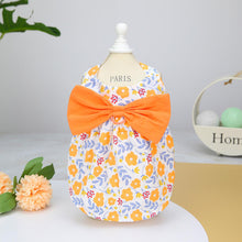 Load image into Gallery viewer, Summer Dog Bowknot Dress Pet Skirts Pet Clothes Comfortable Soft Puppuy Dogs Cats Vest Dress Pet Clothes
