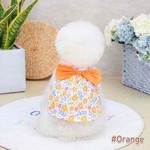 Load image into Gallery viewer, Summer Dog Bowknot Dress Pet Skirts Pet Clothes Comfortable Soft Puppuy Dogs Cats Vest Dress Pet Clothes