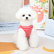 Load image into Gallery viewer, Summer Pet Dog Vests Sleeveless T-shirts Stripe Pattern Clothes For Dogs Or Cats Puppy Pet shirt Cute Summer Pets Products