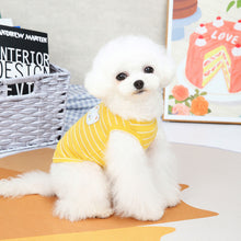 Load image into Gallery viewer, Summer Pet Dog Vests Sleeveless T-shirts Stripe Pattern Clothes For Dogs Or Cats Puppy Pet shirt Cute Summer Pets Products