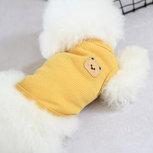 Load image into Gallery viewer, Summer Pet Dog Vests Sleeveless T-shirts Bear Pattern Clothes For Dogs Or Cats Puppy Pet shirt Cute Summer Pets Products