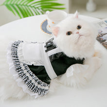 Load image into Gallery viewer, Summer Cat Lace Dress Pet Silk Tie Lace Skirts Pet Clothes Comfortable Soft Puppuy Dogs Cats Dress Pet Clothes