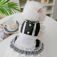 Load image into Gallery viewer, Summer Cat Lace Dress Pet Silk Tie Lace Skirts Pet Clothes Comfortable Soft Puppuy Dogs Cats Dress Pet Clothes