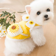 Load image into Gallery viewer, Spring Summer Pet Hoodie Puppy Dog Cat Vest Shirt Two-legged Cartoon Pet Clothes Teddy Bichon Pomeranian Schnauze Dog Clothes