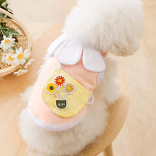 Load image into Gallery viewer, Spring Summer Pet Hoodie Puppy Dog Cat Vest Shirt Two-legged Cartoon Pet Clothes Teddy Bichon Pomeranian Schnauze Dog Clothes