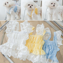 Load image into Gallery viewer, Spring Summer Cat Princess Dress Pet Lace Skirts Pet Clothes Comfortable Soft Puppuy Dogs Cats Dress Pet Clothes