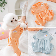 Load image into Gallery viewer, Pet Dog Anti-mosquito Bodysuit Clothes Breathable Cartoon Bubble Sleeve T-shirt Small And Medium Sized Puppy Cat Pullover XS~XXL