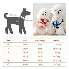 Load image into Gallery viewer, Spring and Summer Puppy Dog American College Style Couple Wear Small and Medium Dogs and Cats Two-legged Clothes Pet Dog Clothing