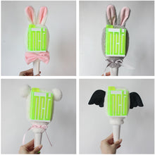 Load image into Gallery viewer, Korea NCT Fluorescent Stick Should Help Light Lamp Cover Hammer Hand Lamp Should Help Stick NCT127 Plush Protective Cover