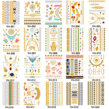Load image into Gallery viewer, Hot Stamping Waterproof Tattoo Stickers Temporary Body Art Creative Tattoo Sticker Dream Catcher Wings Men Full Skull Totem Tattoo