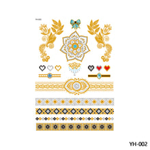 Load image into Gallery viewer, Hot Stamping Waterproof Tattoo Stickers Temporary Body Art Creative Tattoo Sticker Dream Catcher Wings Men Full Skull Totem Tattoo