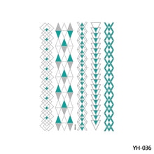 Load image into Gallery viewer, Hot Stamping Waterproof Tattoo Stickers Temporary Body Art Creative Tattoo Sticker Dream Catcher Wings Men Full Skull Totem Tattoo
