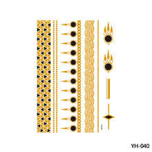Load image into Gallery viewer, Hot Stamping Waterproof Tattoo Stickers Temporary Body Art Creative Tattoo Sticker Dream Catcher Wings Men Full Skull Totem Tattoo