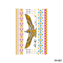Load image into Gallery viewer, Hot Stamping Waterproof Tattoo Stickers Temporary Body Art Creative Tattoo Sticker Dream Catcher Wings Men Full Skull Totem Tattoo