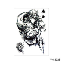 Load image into Gallery viewer, Arm Wolf Head Condor Rich Fish Qinglong Geisha Tattoo Stickers Big Flower Arm Tattoo Stickers Totem Tattoo Stickers