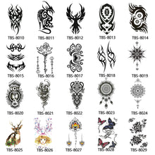 Load image into Gallery viewer, Totem Big Flower Arm Half Arm Sleeve Waterproof Tattoo Stickers Stickers Big Flower Arm Tattoo Stickers Totem Tattoo Stickers
