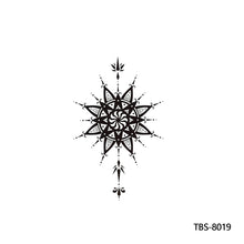 Load image into Gallery viewer, Totem Big Flower Arm Half Arm Sleeve Waterproof Tattoo Stickers Stickers Big Flower Arm Tattoo Stickers Totem Tattoo Stickers