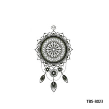 Load image into Gallery viewer, Totem Big Flower Arm Half Arm Sleeve Waterproof Tattoo Stickers Stickers Big Flower Arm Tattoo Stickers Totem Tattoo Stickers