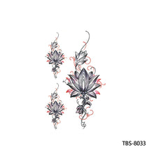 Load image into Gallery viewer, Totem Big Flower Arm Half Arm Sleeve Waterproof Tattoo Stickers Stickers Big Flower Arm Tattoo Stickers Totem Tattoo Stickers