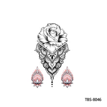 Load image into Gallery viewer, Totem Big Flower Arm Half Arm Sleeve Waterproof Tattoo Stickers Stickers Big Flower Arm Tattoo Stickers Totem Tattoo Stickers
