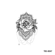 Load image into Gallery viewer, Totem Big Flower Arm Half Arm Sleeve Waterproof Tattoo Stickers Stickers Big Flower Arm Tattoo Stickers Totem Tattoo Stickers
